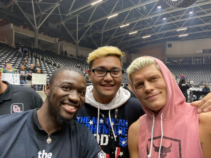 the time cody rhodes held my phone