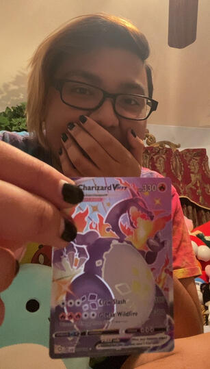 pulling shiny vmax charizard